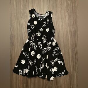 Dot Dot Smile Black and White Doodles Toddler Girls Dress size 2T